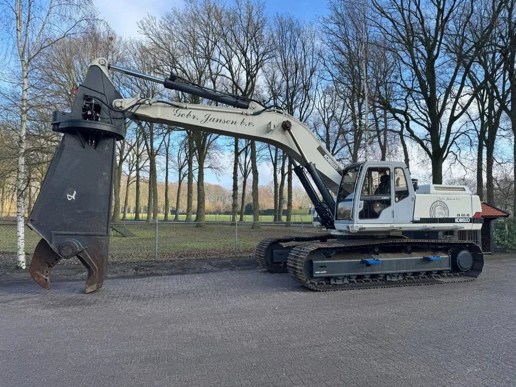 Kettenbagger van het type Kobelco SK460LC-3 scrap shear Labounty, Gebrauchtmaschine in Harskamp (Foto 1)