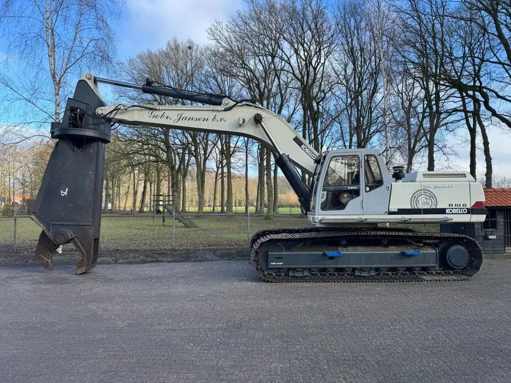 Kettenbagger van het type Kobelco SK460LC-3 scrap shear Labounty, Gebrauchtmaschine in Harskamp (Foto 2)