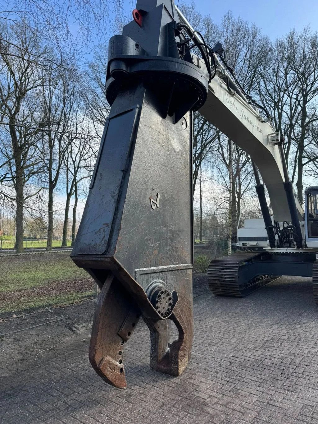 Kettenbagger van het type Kobelco SK460LC-3 scrap shear Labounty, Gebrauchtmaschine in Harskamp (Foto 11)