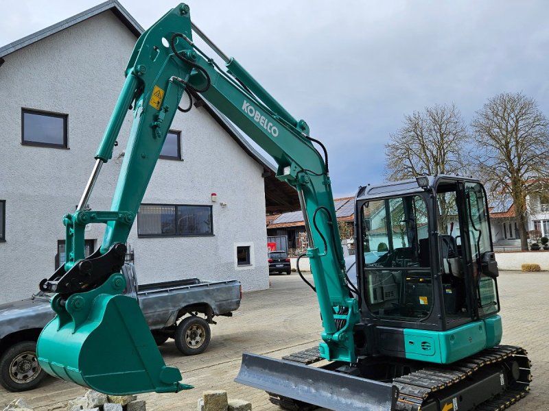 Kettenbagger του τύπου Kobelco SK55SR, Gebrauchtmaschine σε Geiselhöring (Φωτογραφία 1)