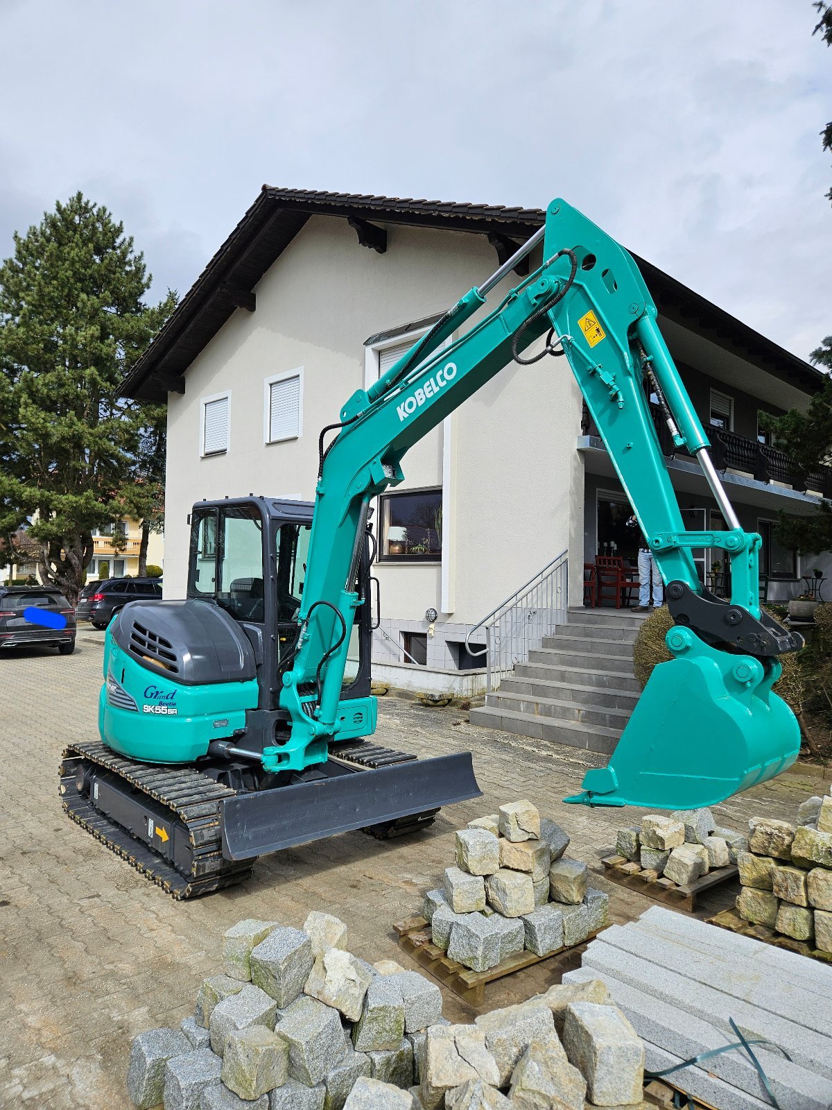 Kettenbagger du type Kobelco SK55SR, Gebrauchtmaschine en Geiselhöring (Photo 10)