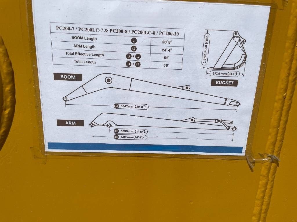 Kettenbagger des Typs Komatsu Long reach, Neumaschine in Roosendaal (Bild 5)