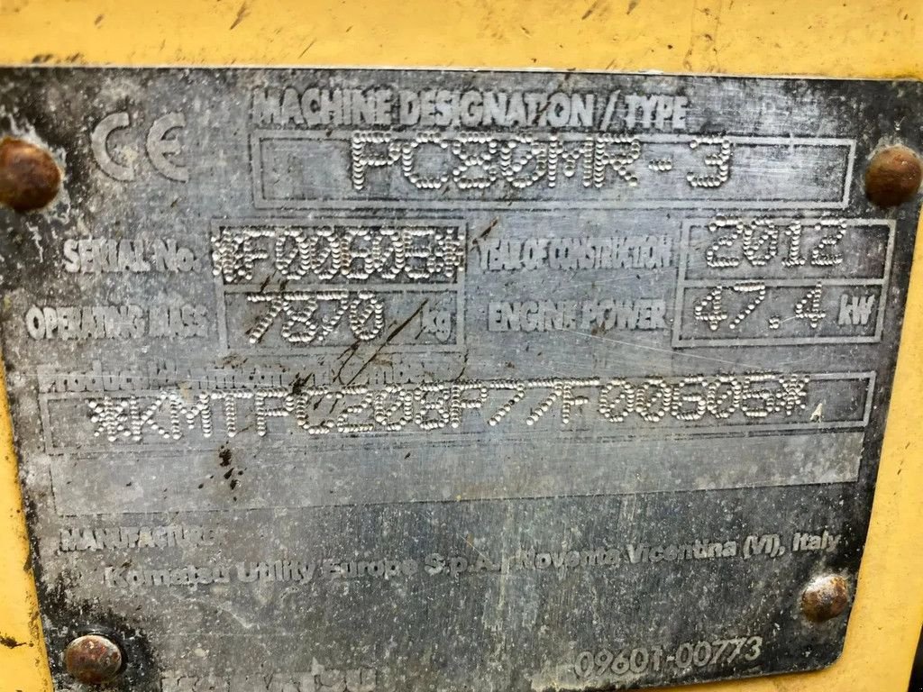Kettenbagger a típus Komatsu PC 80 MR-3 Graafmachine, Gebrauchtmaschine ekkor: Lunteren (Kép 10)