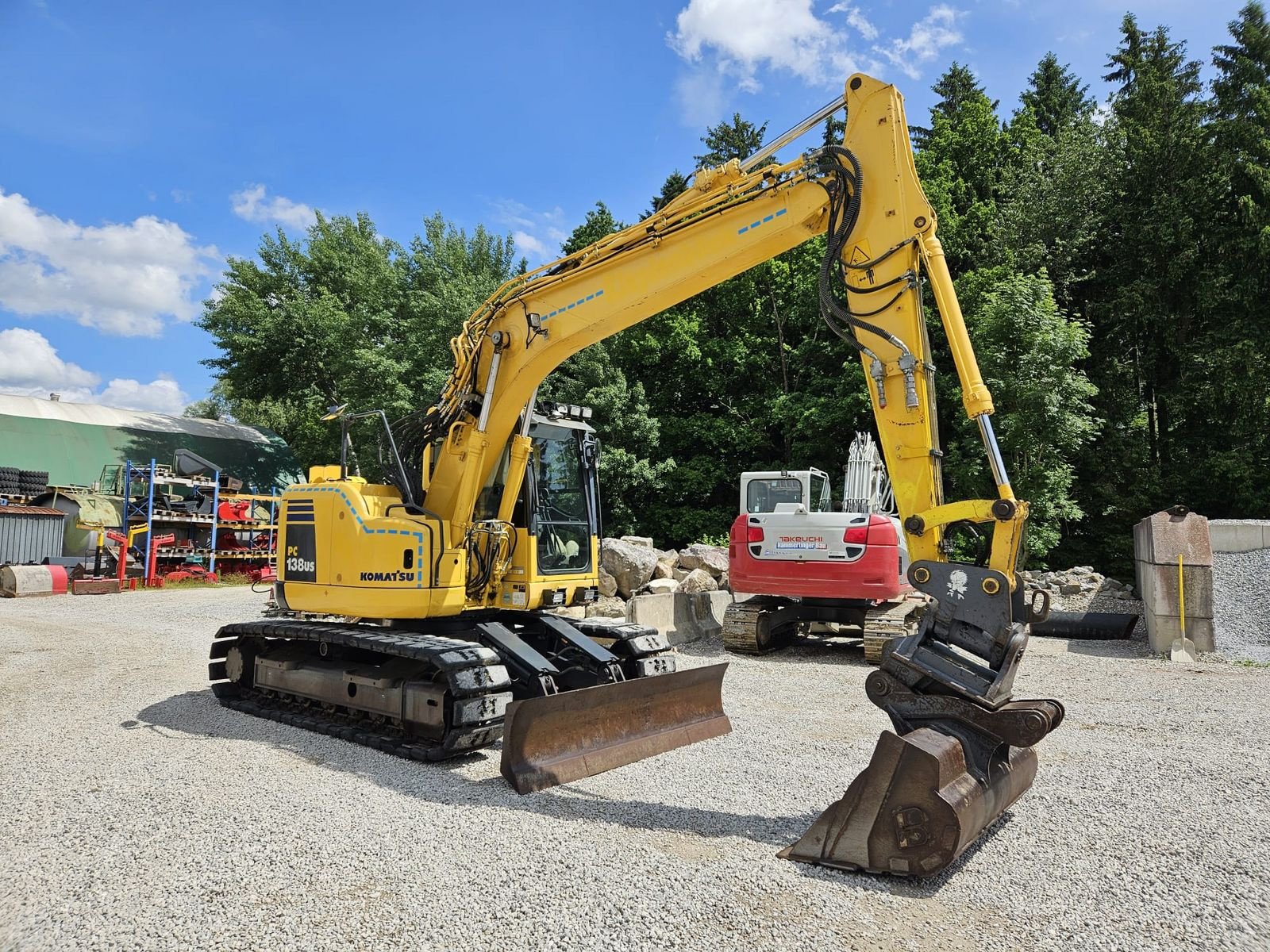 Kettenbagger des Typs Komatsu PC138US-8, Gebrauchtmaschine in Gabersdorf (Bild 4)