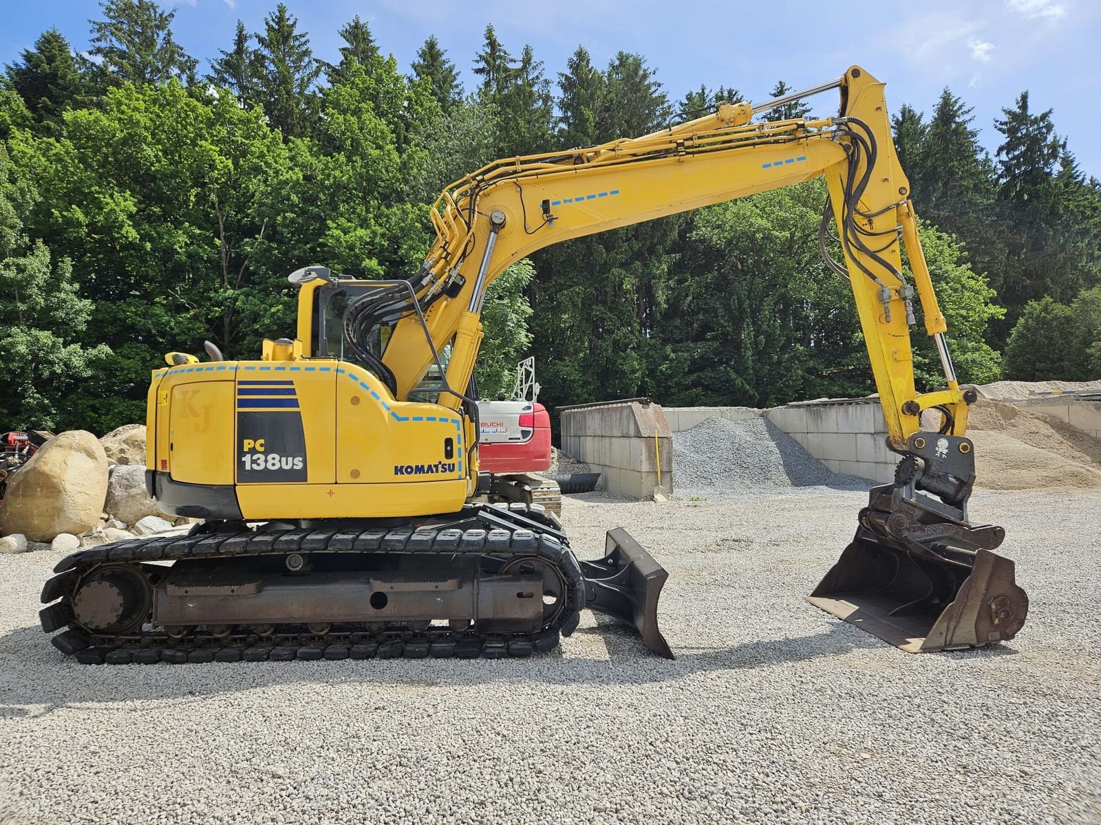 Kettenbagger des Typs Komatsu PC138US-8, Gebrauchtmaschine in Gabersdorf (Bild 2)