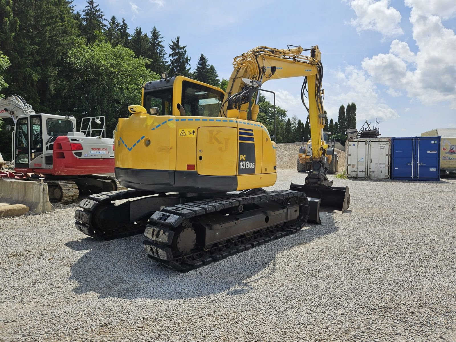 Kettenbagger des Typs Komatsu PC138US-8, Gebrauchtmaschine in Gabersdorf (Bild 3)