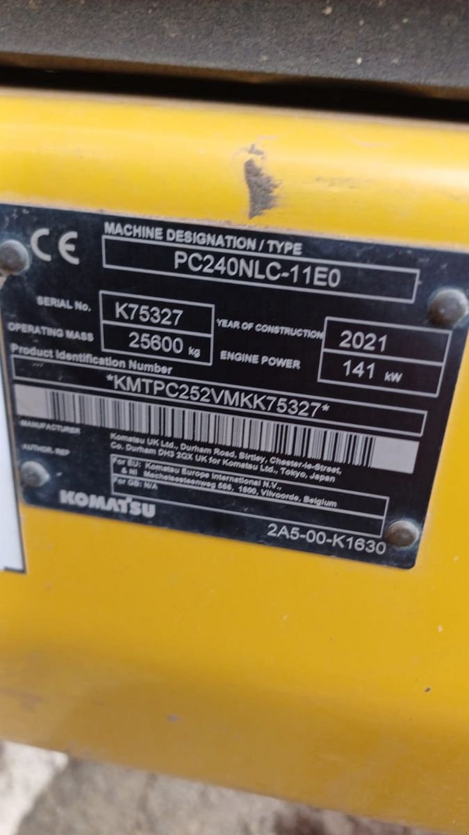 Kettenbagger van het type Komatsu PC240NLC-1EO, Gebrauchtmaschine in Gabersdorf (Foto 2)