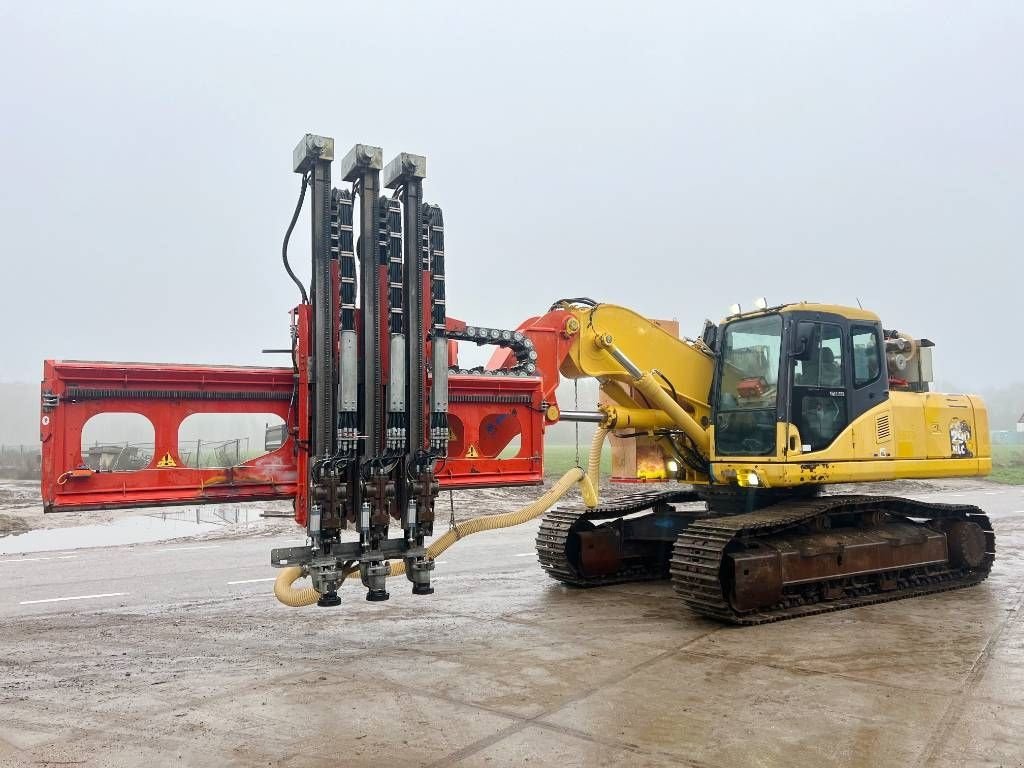 Kettenbagger typu Komatsu PC290NLC-7K + Wimmer Jura Luna 3.100 Drill, Gebrauchtmaschine v Veldhoven (Obrázek 2)