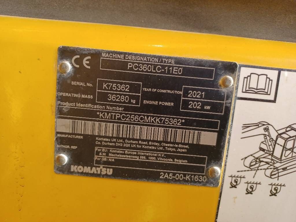 Kettenbagger des Typs Komatsu PC360LCD-11, Gebrauchtmaschine in Overijse (Bild 2)