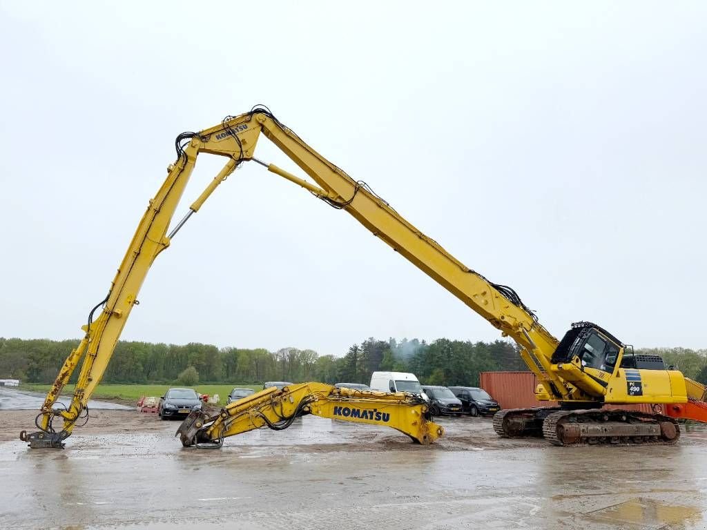 Kettenbagger des Typs Komatsu PC490LC-10 UHD - 29m Demolition / Oilquick, Gebrauchtmaschine in Veldhoven (Bild 1)