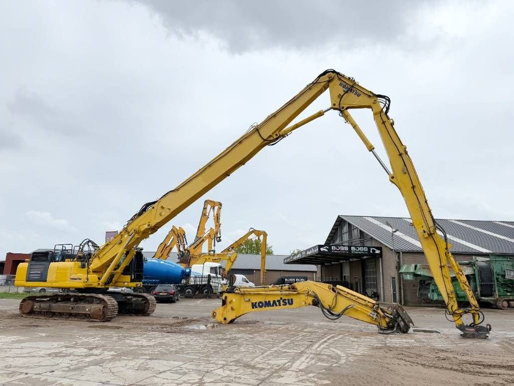 Kettenbagger des Typs Komatsu PC490LC-10 UHD - 29m Demolition / Oilquick, Gebrauchtmaschine in Veldhoven (Bild 5)