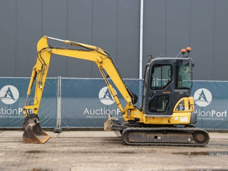 Kettenbagger des Typs Komatsu PC55MR-3, Gebrauchtmaschine in Antwerpen (Bild 1)
