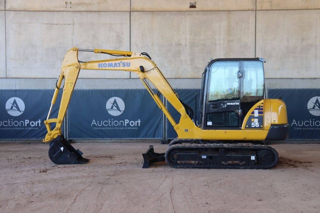 Kettenbagger typu Komatsu PC56-7, Gebrauchtmaschine v Antwerpen (Obrázek 2)