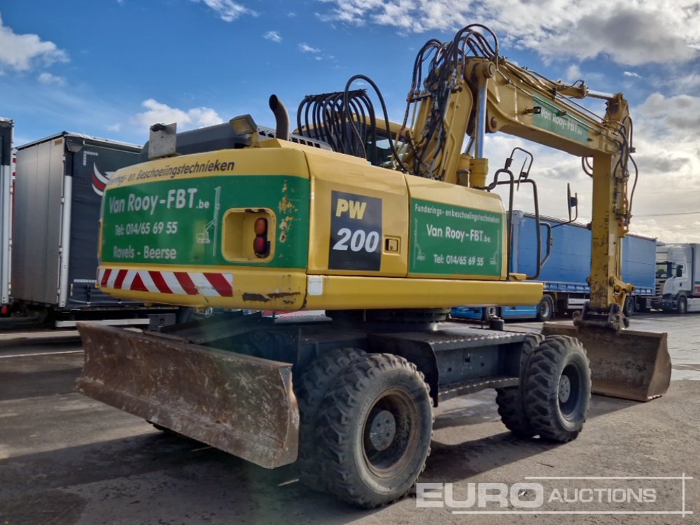 Kettenbagger typu Komatsu PW200-7H, Gebrauchtmaschine v Dormagen (Obrázek 3)