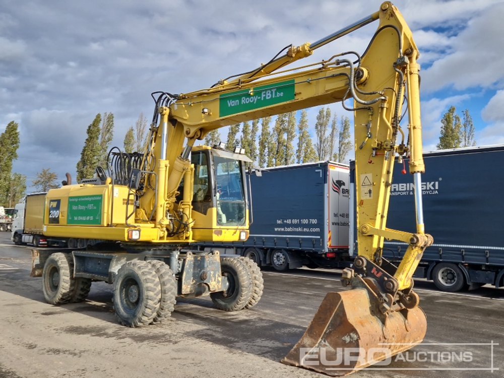 Kettenbagger typu Komatsu PW200-7H, Gebrauchtmaschine v Dormagen (Obrázek 4)