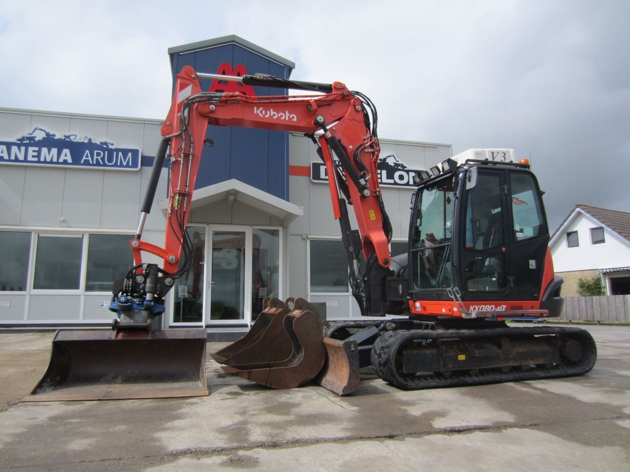 Kettenbagger tip Kubota KX 080-4, Gebrauchtmaschine in Arum (Poză 1)