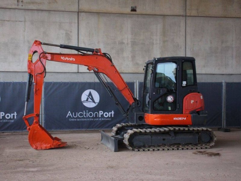 Kettenbagger des Typs Kubota KX057-4, Gebrauchtmaschine in Antwerpen (Bild 1)