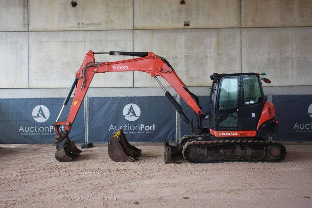 Kettenbagger of the type Kubota KX080-4a, Gebrauchtmaschine in Antwerpen (Picture 2)