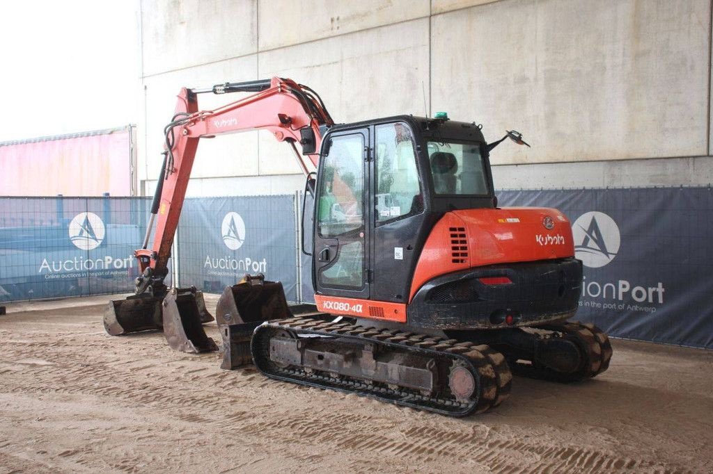 Kettenbagger of the type Kubota KX080-4a, Gebrauchtmaschine in Antwerpen (Picture 3)