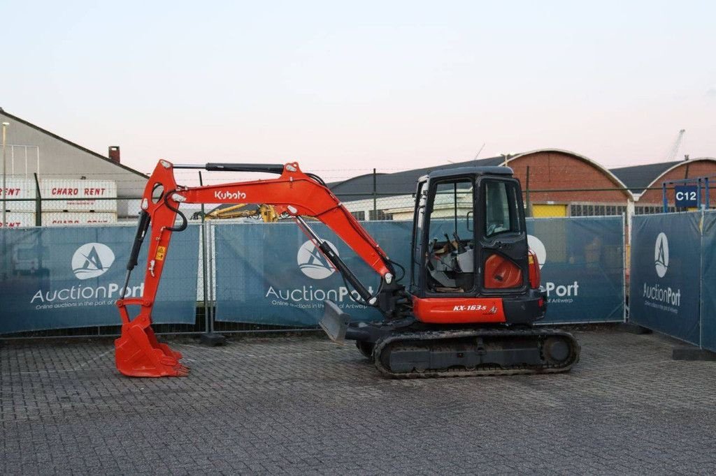 Kettenbagger des Typs Kubota KX163-5, Gebrauchtmaschine in Antwerpen (Bild 1)