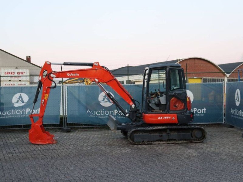 Kettenbagger des Typs Kubota KX163-5, Gebrauchtmaschine in Antwerpen (Bild 1)
