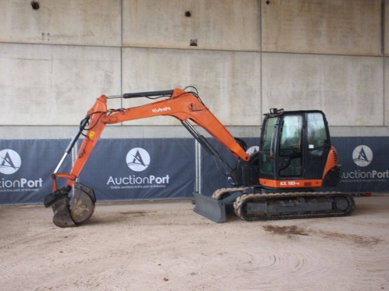 Kettenbagger des Typs Kubota KX183-3, Gebrauchtmaschine in Antwerpen (Bild 1)