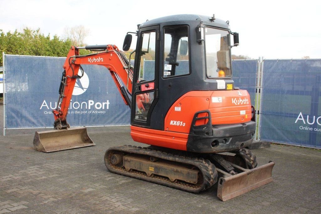 Kettenbagger a típus Kubota KX61-3, Gebrauchtmaschine ekkor: Antwerpen (Kép 3)