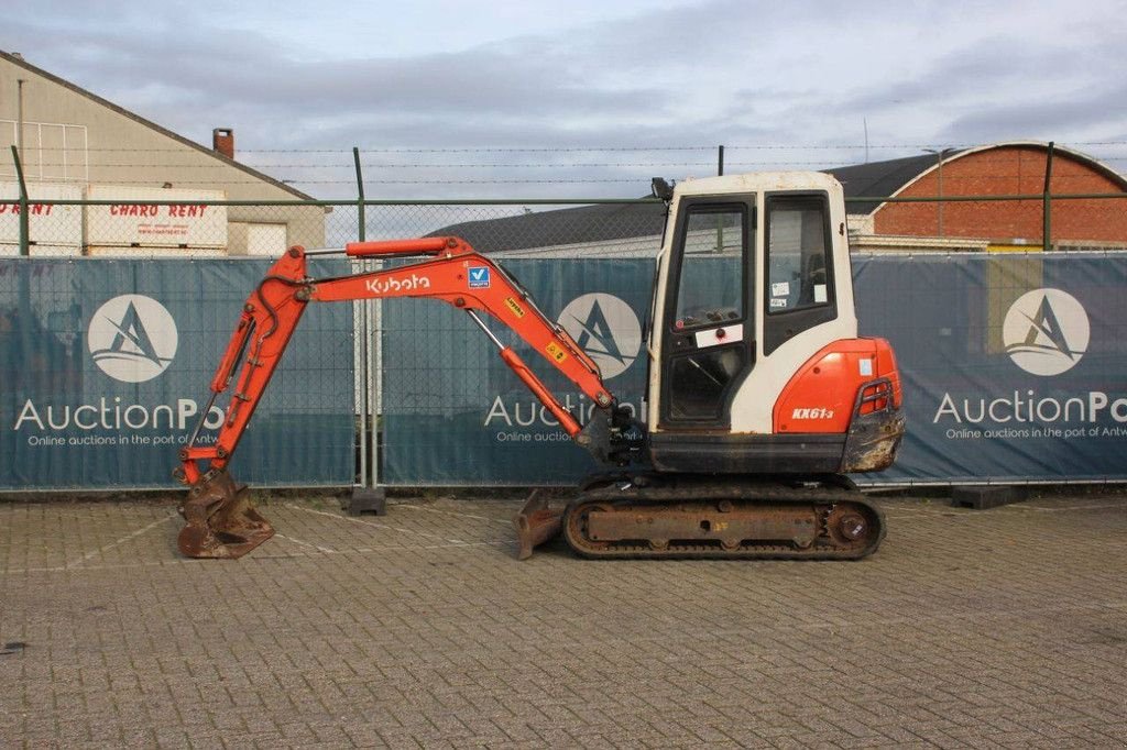 Kettenbagger des Typs Kubota KX61-3, Gebrauchtmaschine in Antwerpen (Bild 2)