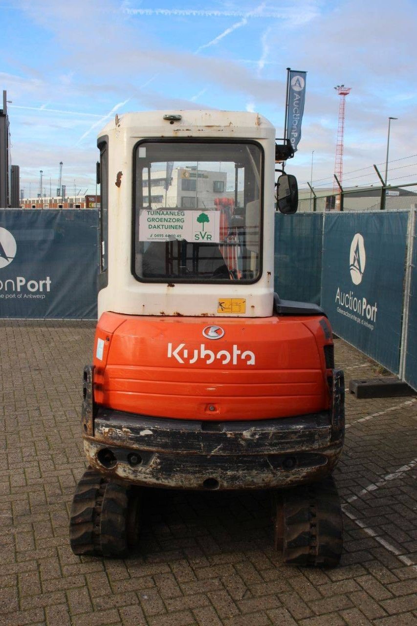 Kettenbagger des Typs Kubota KX61-3, Gebrauchtmaschine in Antwerpen (Bild 4)