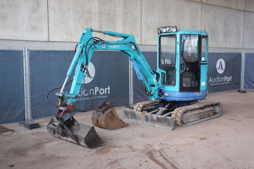 Kettenbagger des Typs Kubota U-35, Gebrauchtmaschine in Antwerpen (Bild 9)
