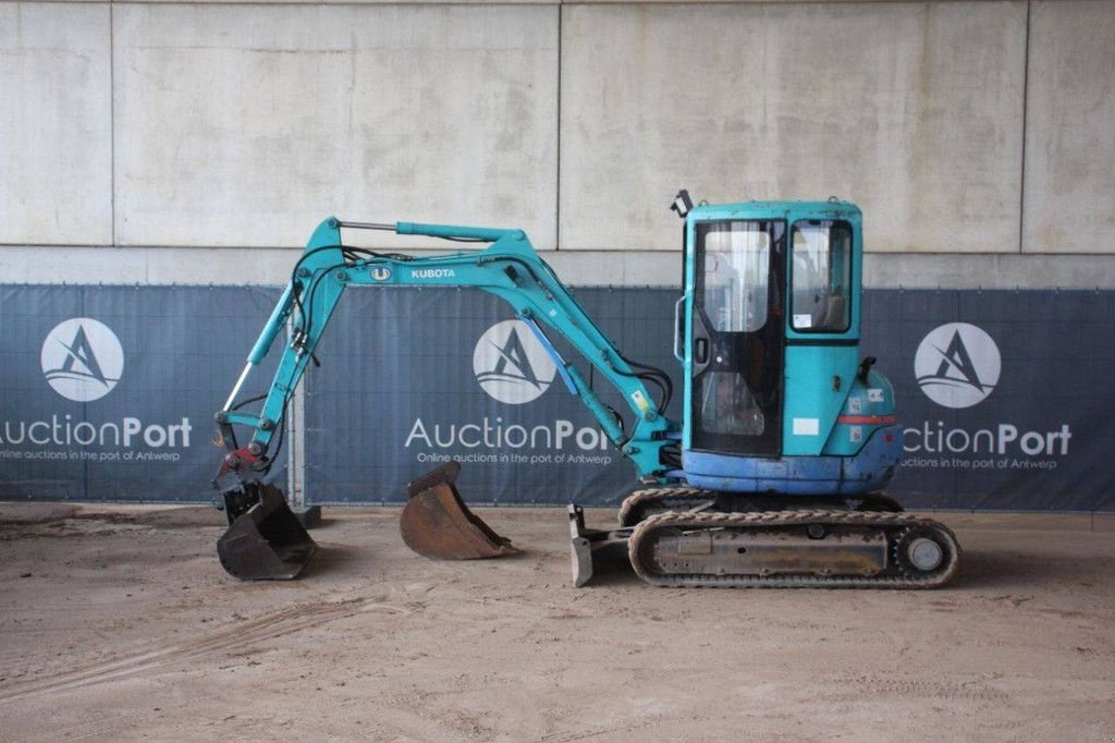 Kettenbagger des Typs Kubota U-35, Gebrauchtmaschine in Antwerpen (Bild 2)