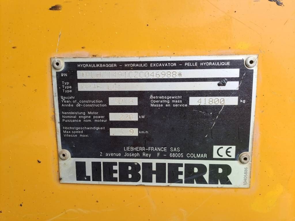 Kettenbagger типа Liebherr R 946, Gebrauchtmaschine в Stabroek (Фотография 11)