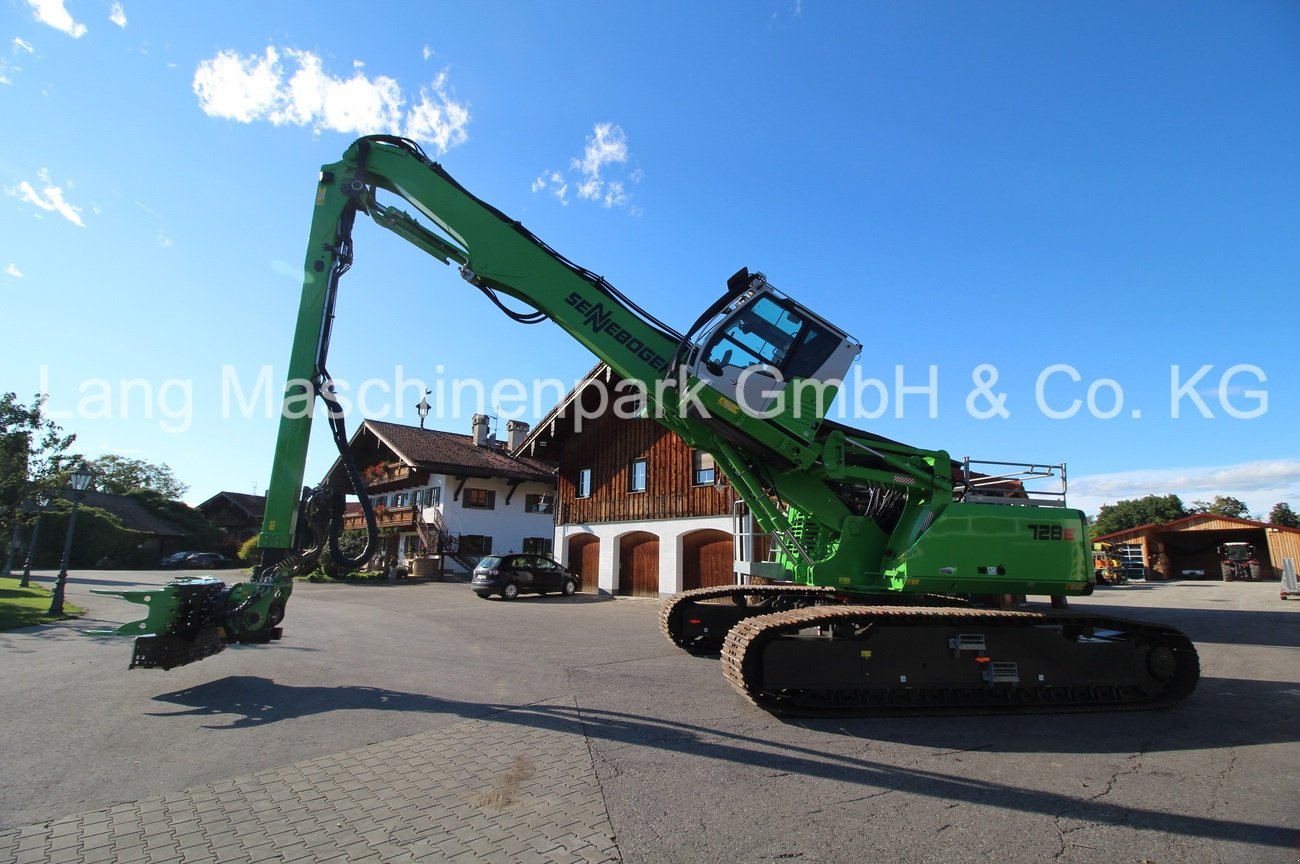 Kettenbagger des Typs Sennebogen 728E Fällbagger, Neumaschine in Petting (Bild 2)