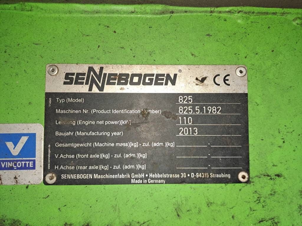 Kettenbagger Türe ait Sennebogen 825D R K12 ULM (full electric), Gebrauchtmaschine içinde Stabroek (resim 9)