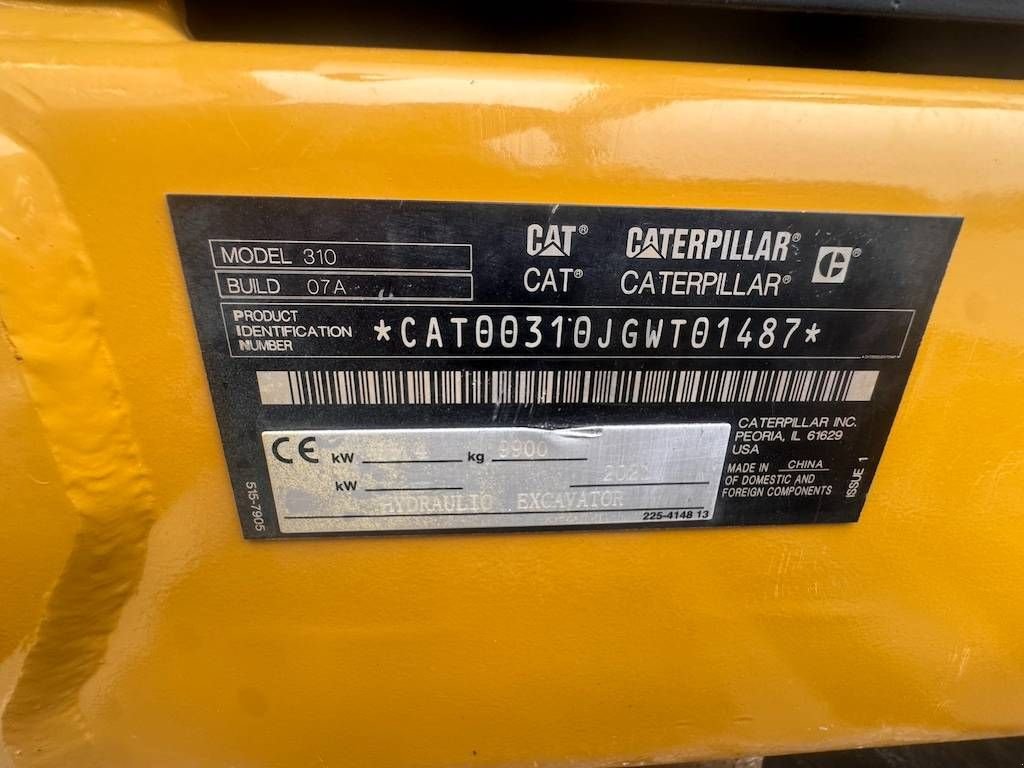 Kettenbagger του τύπου Sonstige Cat 310, Gebrauchtmaschine σε Oud Gastel (Φωτογραφία 7)