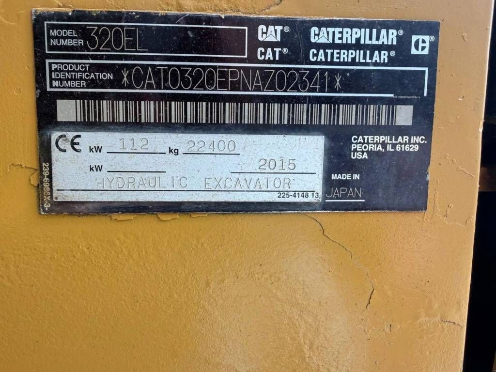 Kettenbagger tip Sonstige Cat 320E L, Gebrauchtmaschine in Venlo (Poză 8)