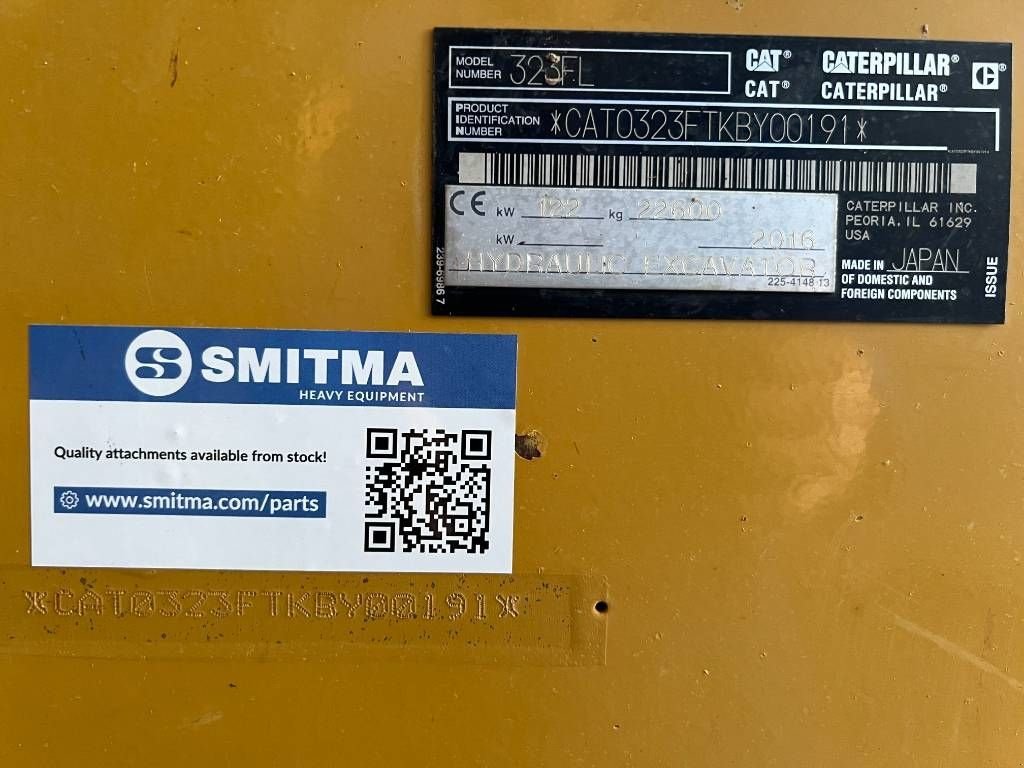 Kettenbagger типа Sonstige Cat 323F L, Gebrauchtmaschine в Venlo (Фотография 10)