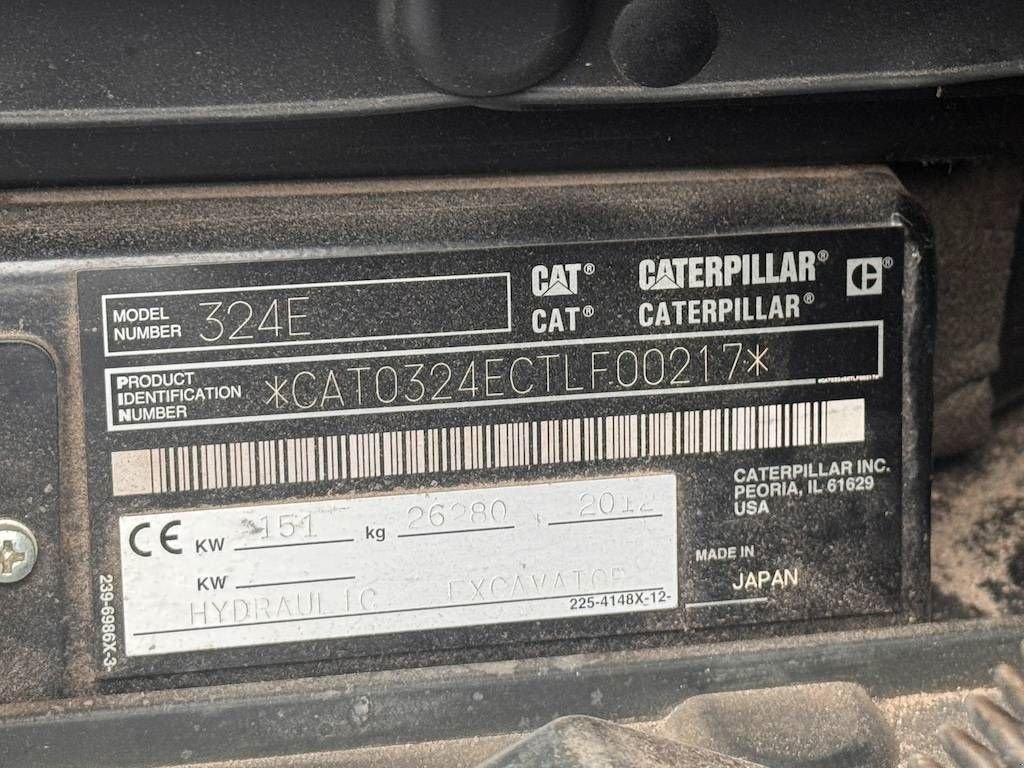 Kettenbagger van het type Sonstige Cat 324 EL, Gebrauchtmaschine in Oud Gastel (Foto 7)