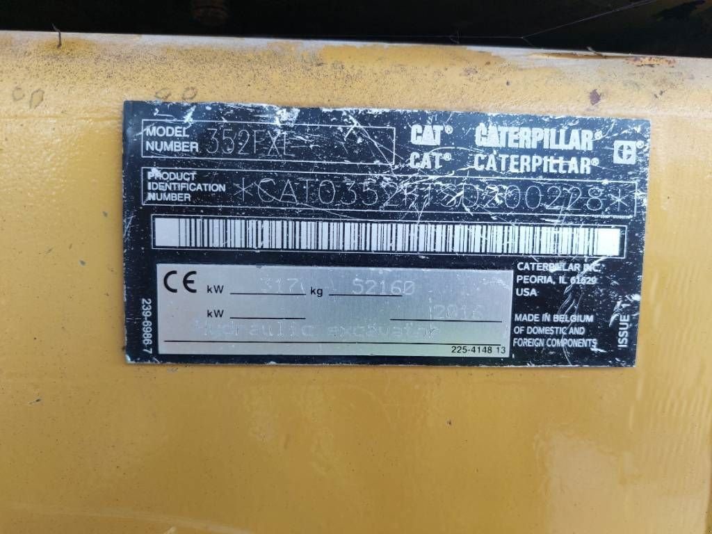 Kettenbagger des Typs Sonstige Cat 352 FL XE MHD (17m demolition), Gebrauchtmaschine in Stabroek (Bild 7)