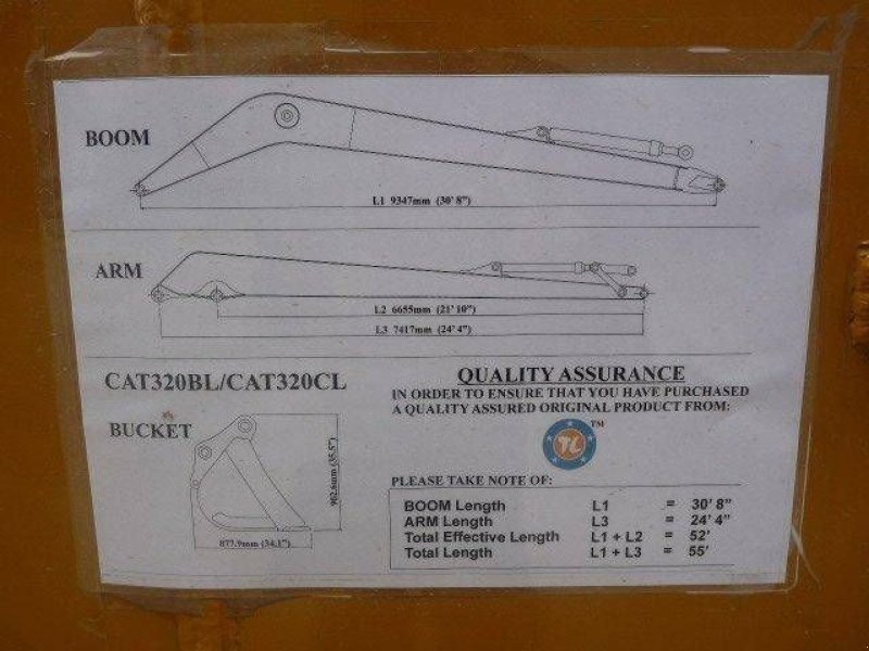 Kettenbagger typu Sonstige Long Reach Cat 320, Gebrauchtmaschine v Roosendaal (Obrázek 5)
