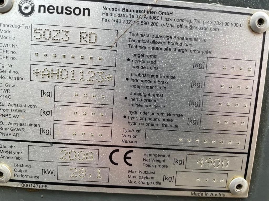 Kettenbagger tip Sonstige Neuson 50Z 3 Graafmachine, Gebrauchtmaschine in Lunteren (Poză 4)