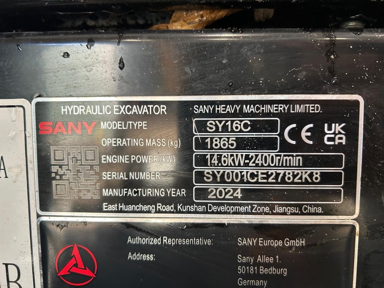 Kettenbagger типа Sonstige SANY SY16C, Gebrauchtmaschine в Voorhout (Фотография 11)
