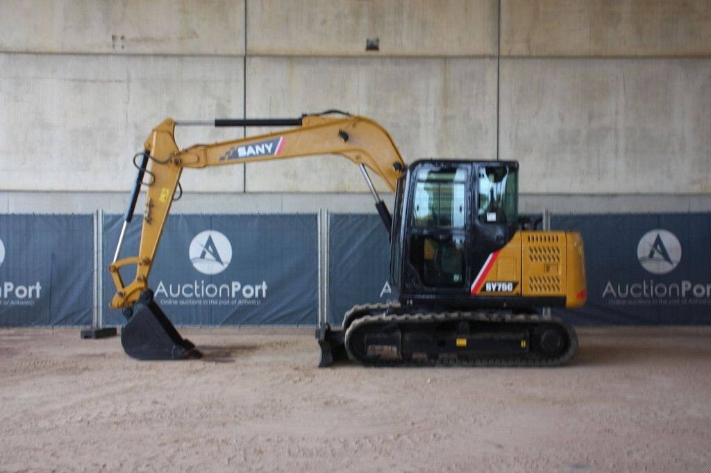 Kettenbagger des Typs Sonstige Sany SY75C, Gebrauchtmaschine in Antwerpen (Bild 2)