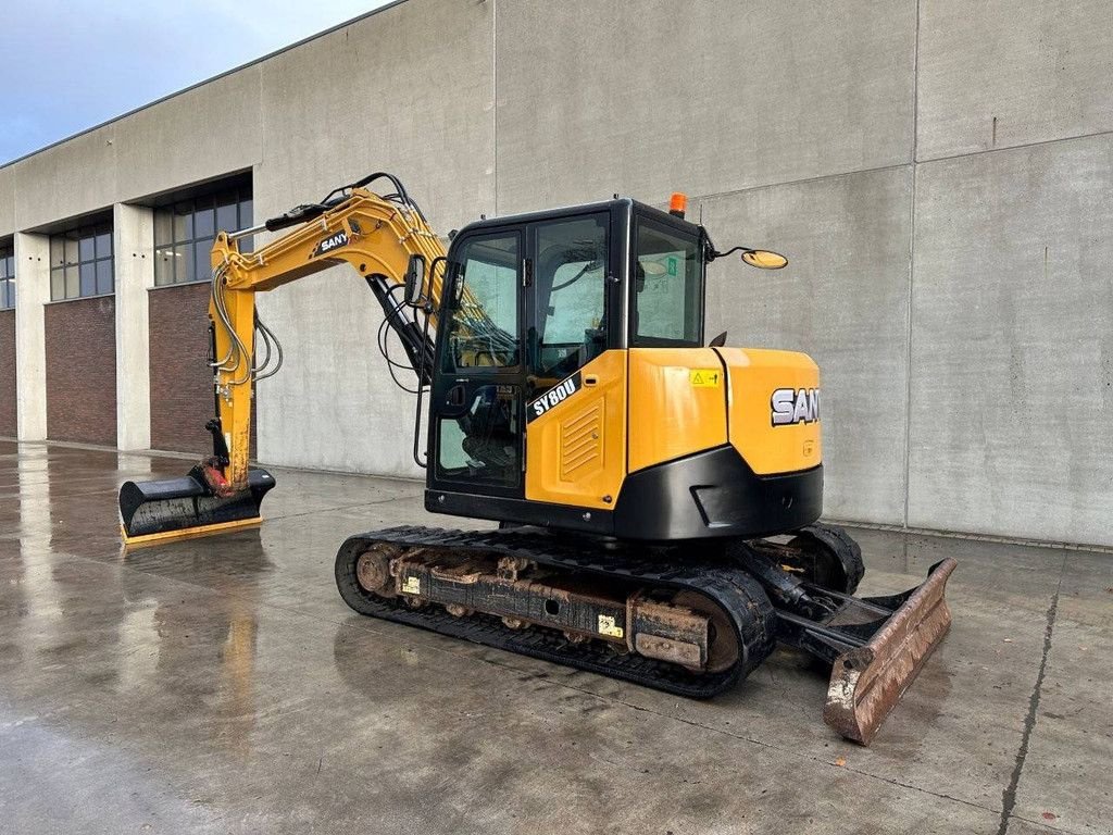 Kettenbagger Türe ait Sonstige Sany SY80U, Gebrauchtmaschine içinde Antwerpen (resim 7)