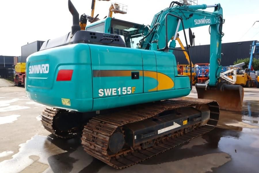 Kettenbagger typu Sunward SWE155F CE certification, Diesel, Digging depth: 5, Gebrauchtmaschine w Groenlo (Zdjęcie 10)