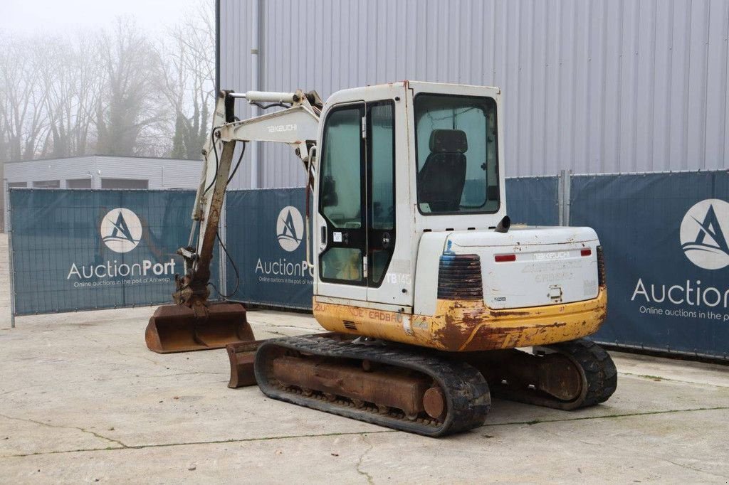 Kettenbagger des Typs Takeuchi TB145, Gebrauchtmaschine in Antwerpen (Bild 4)