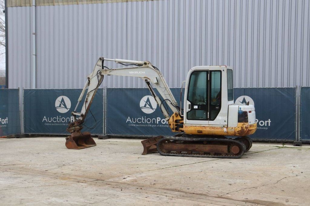 Kettenbagger des Typs Takeuchi TB145, Gebrauchtmaschine in Antwerpen (Bild 3)