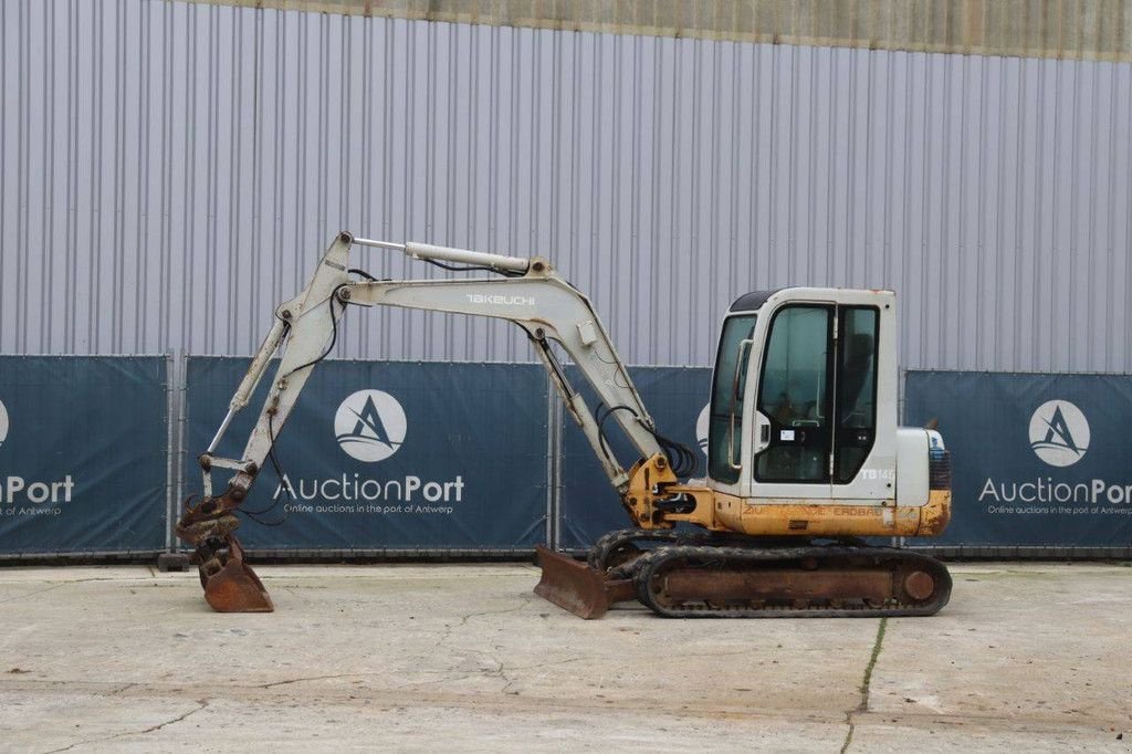 Kettenbagger des Typs Takeuchi TB145, Gebrauchtmaschine in Antwerpen (Bild 1)