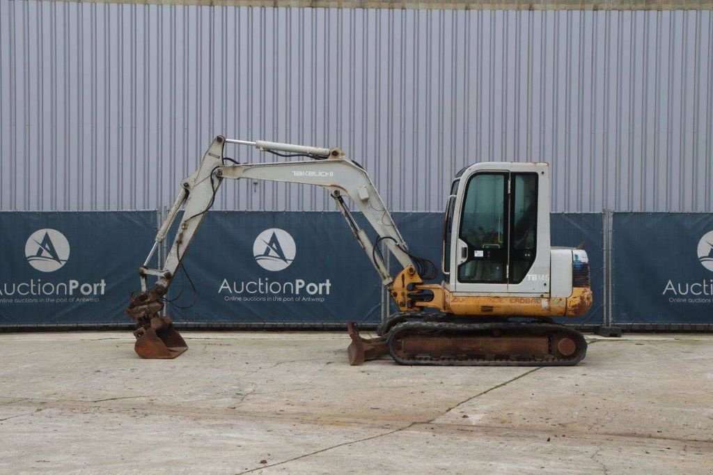 Kettenbagger des Typs Takeuchi TB145, Gebrauchtmaschine in Antwerpen (Bild 2)