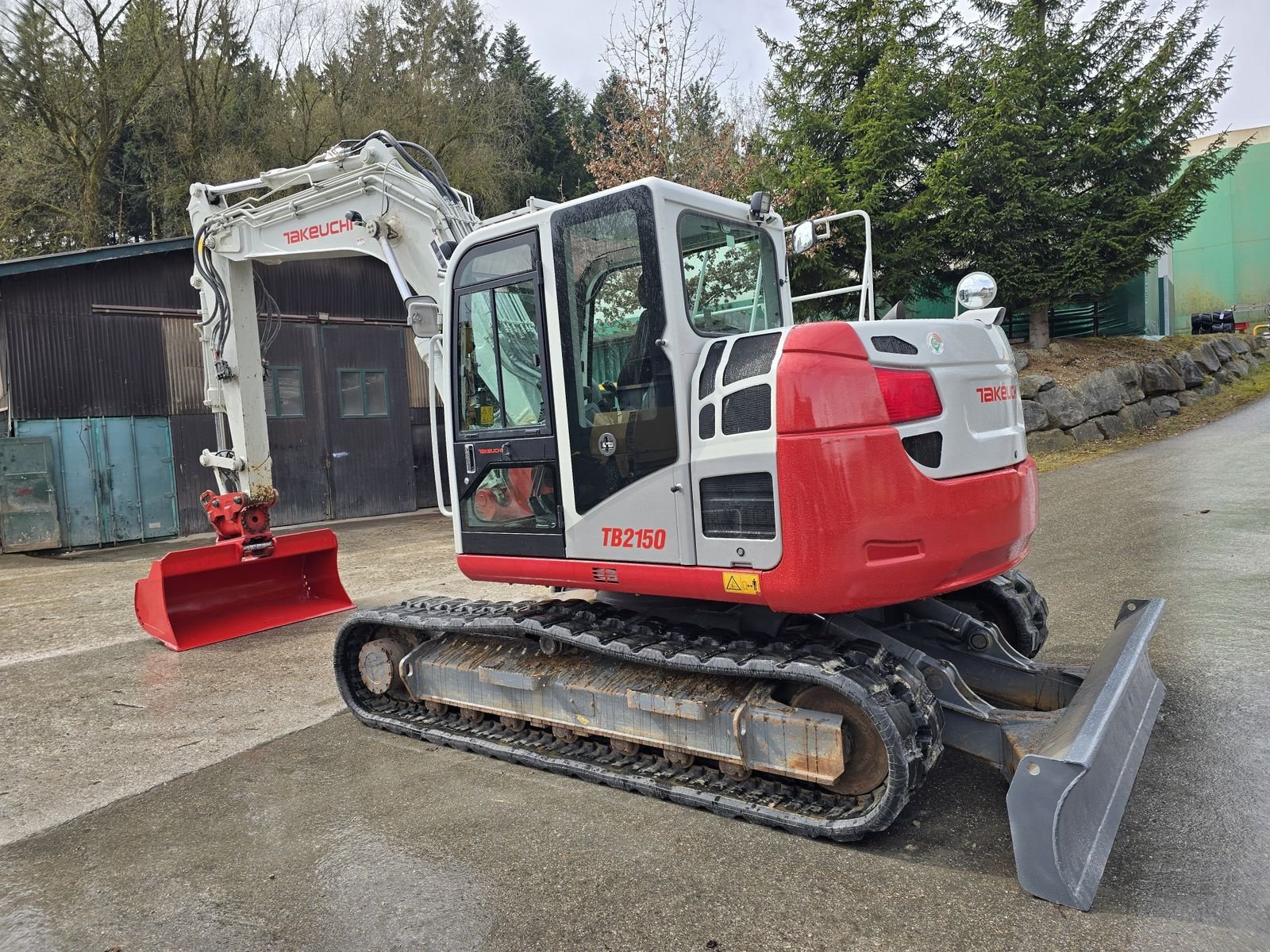 Kettenbagger van het type Takeuchi TB2150, Gebrauchtmaschine in Gabersdorf (Foto 4)